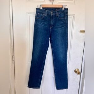 AG | Saige High Rise Straight Jeans